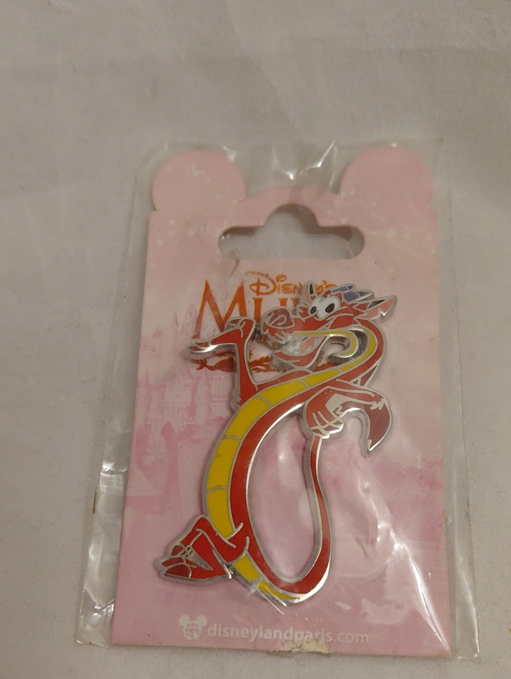 Disneyland Paris Mushu Mulan Pin DLP Open Edition December 2018 Trading Pin